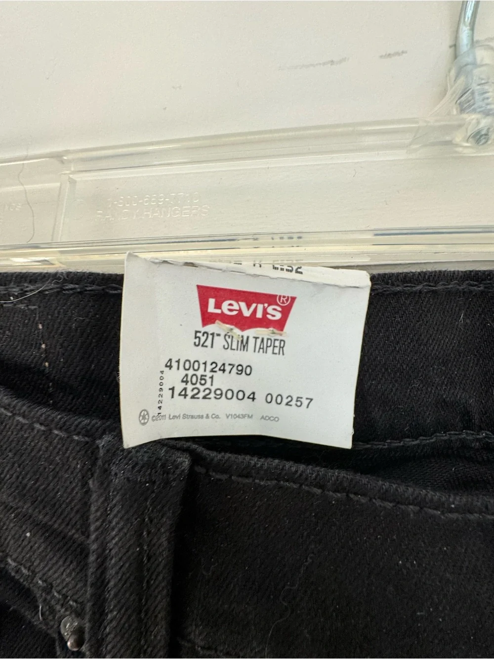 Levi's Men's Black Slim TaperJeans
